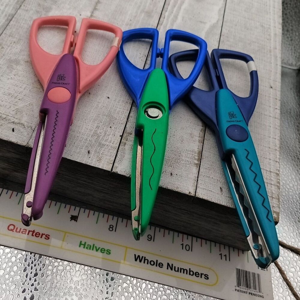 3-Pack Decorative Paper Edging Scissors for Crafts - Picture 5 of 5